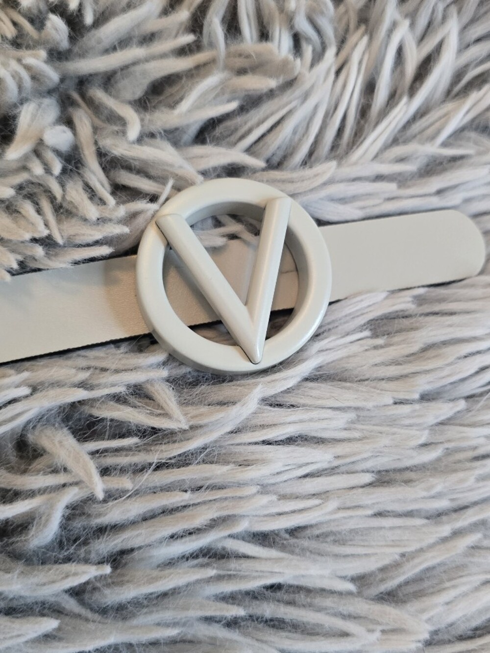 Valentino Pale Gray Belt